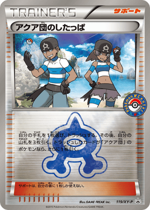 XY Promos 119 Team Aqua Grunt