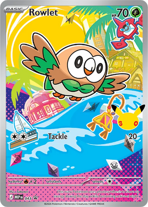 Mega Evolution Black Star Promos 043 Rowlet