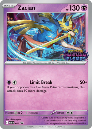 Mega Evolution Black Star Promos 015 Zacian