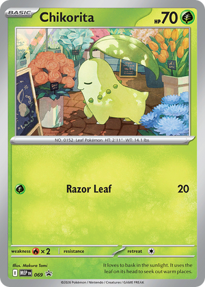 Mega Evolution Black Star Promos 069 Chikorita