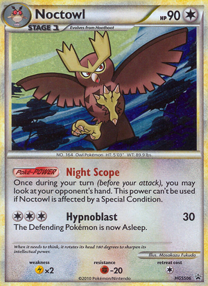 HGSS Black Star Promos HGSS06 Noctowl