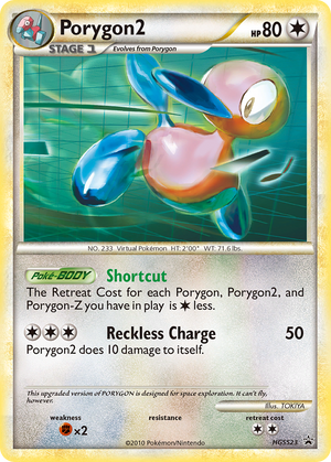 HGSS Black Star Promos HGSS23 Porygon2