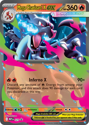 Mega Evolution Black Star Promos 029 Mega Charizard X ex
