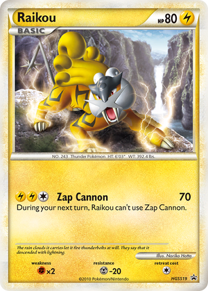 HGSS Black Star Promos HGSS19 Raikou