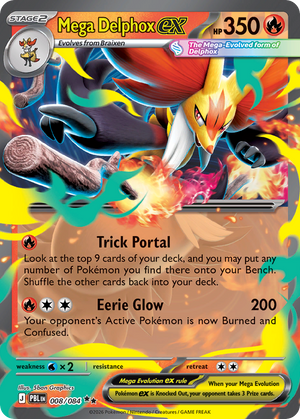 Pitch Black 008 Mega Delphox ex