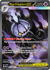 Pitch Black 115 Mega Chandelure ex