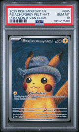 Pikachu with Grey Felt Hat 2023 PSA 10